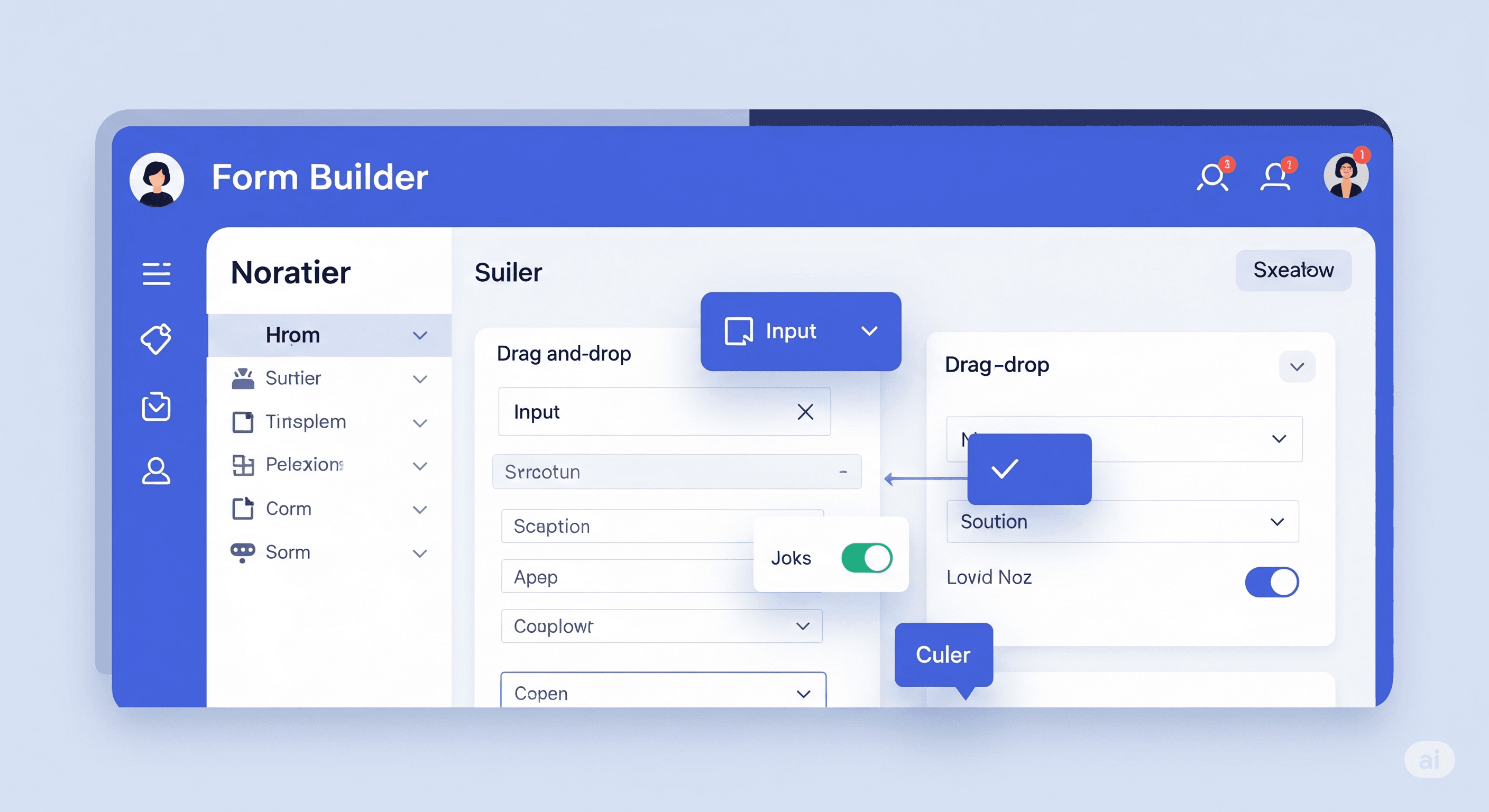 Custom Drag-and-Drop Form Builder