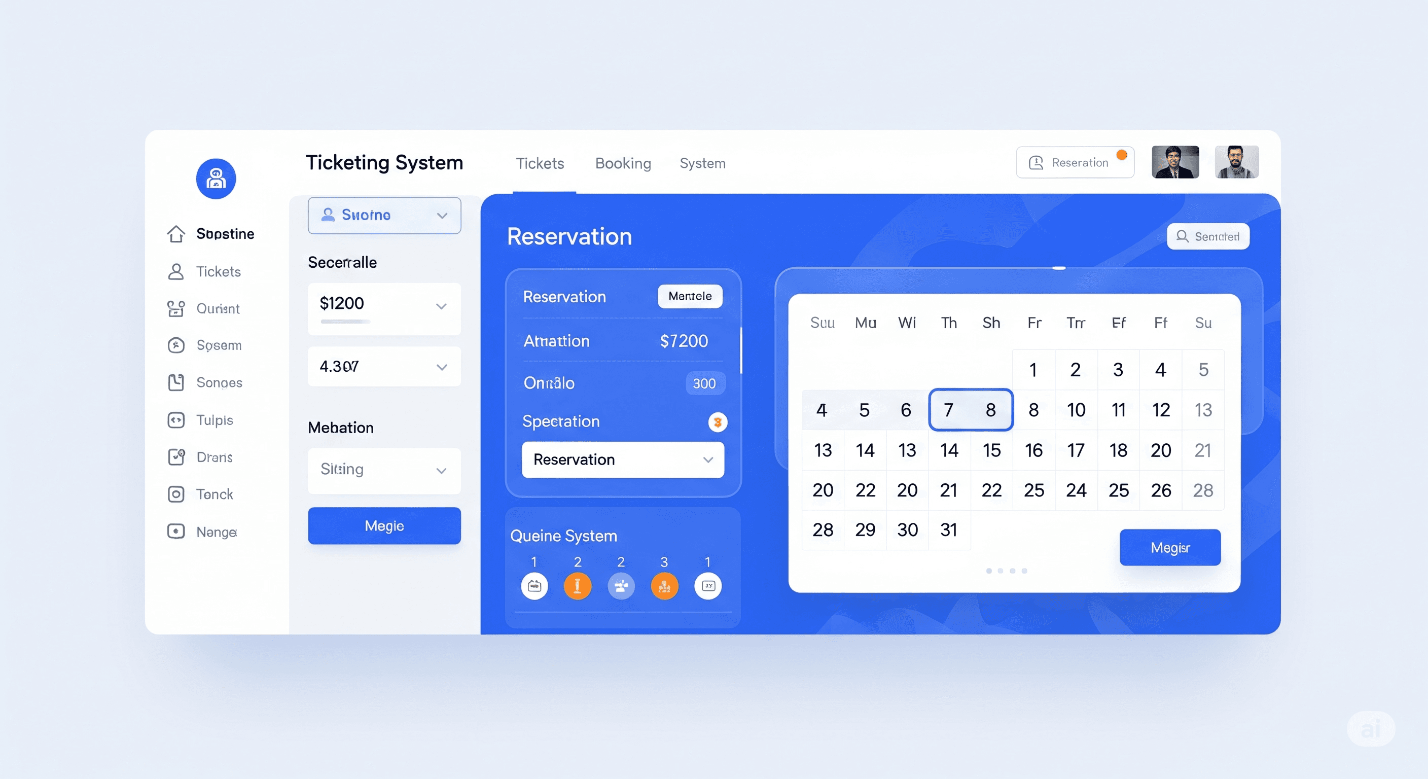 Web-Based Ticketing Support