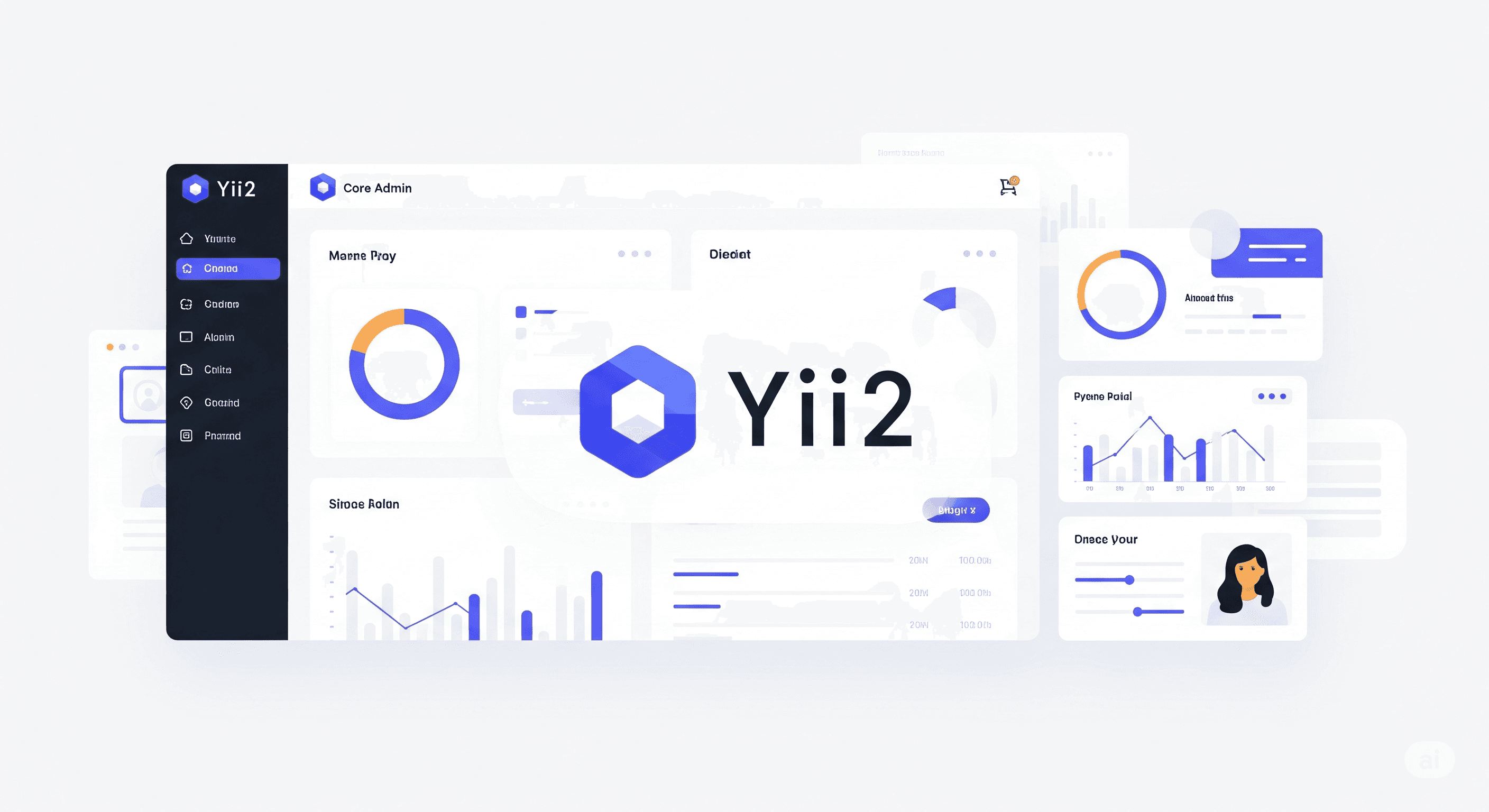Yii2 Core Admin