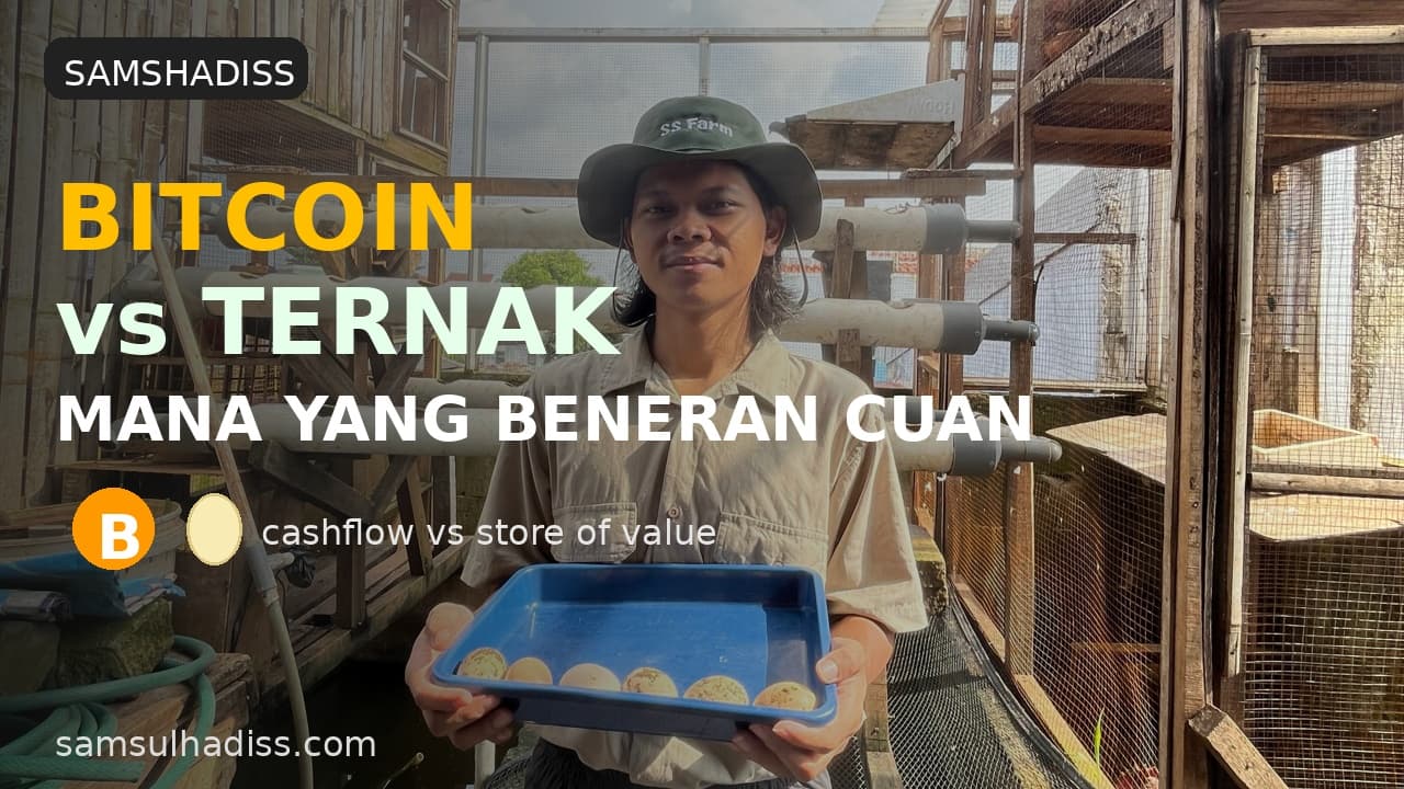 Bitcoin atau Ternak, Gua Pilih Dua-duanya Buat Jalan Panjang